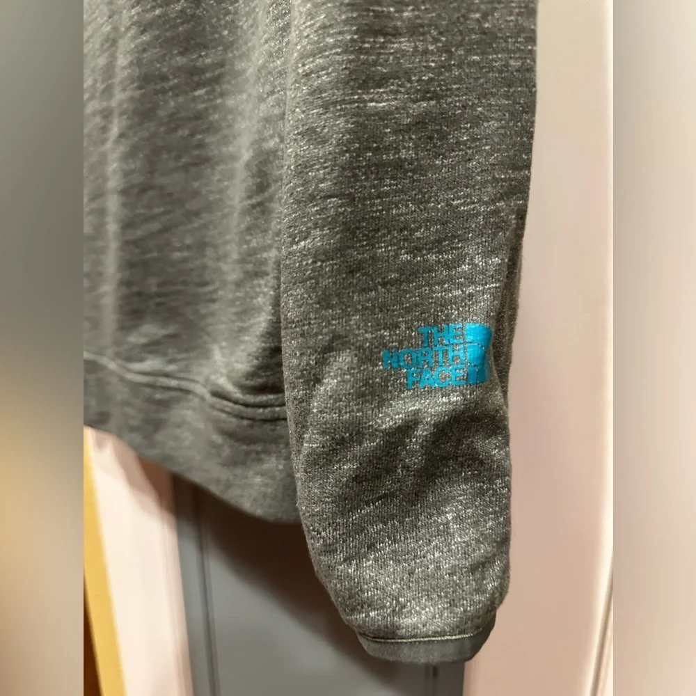 The North Face Gray Sweater with Cowl Neck size XL